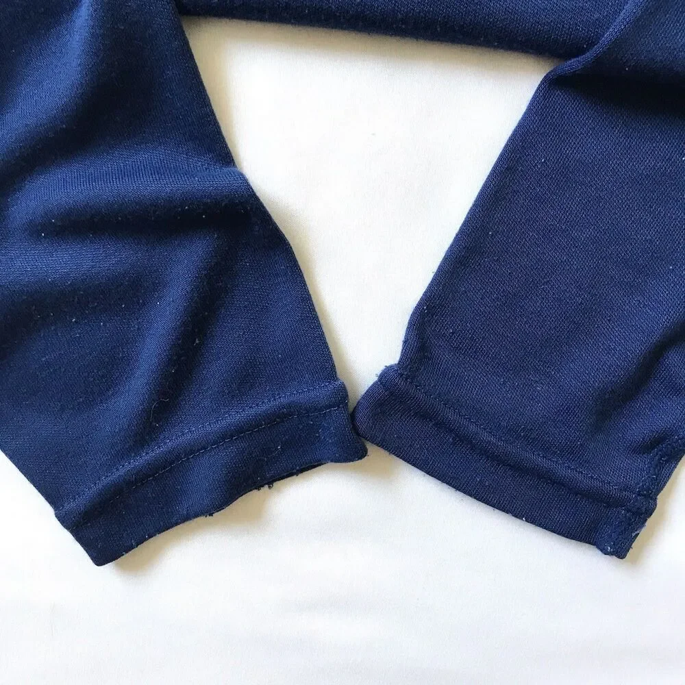 VTG Y2k Patagonia Boys 14 Capilene L/S Baselayer Crew Neck Shirt Blue Outdoors